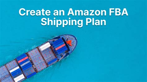 amazon fba shipping plan